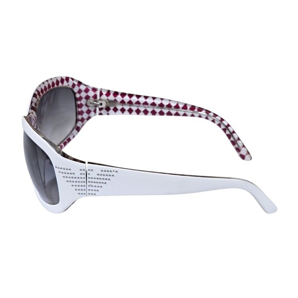 EMPORIO ARMANI RIMMED WHITE WRAP SUNGLASSES EA 9243/S CVBLF 61-16 115 - Picture 5 of 14